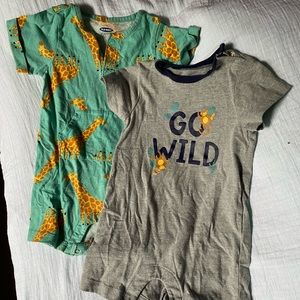 Old Navy Animal Rompers